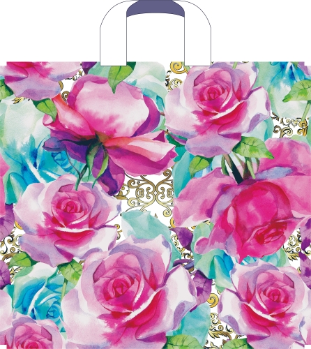 Пакет ПЭ с петлевой ручкой 38х34+3см (70) (Матисс), ПТЛ54478