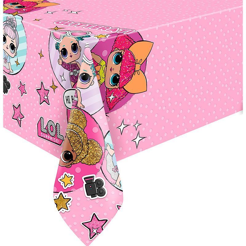 Скатерть детская 'Куклы.Лол', 120х180 см , европодвес, 90860