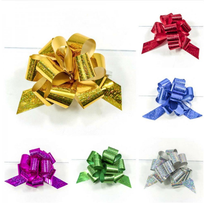 Бант-шар 3 см голография (микс) 1;50 1;3000