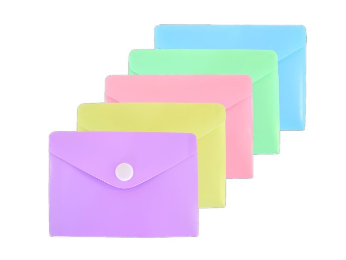 Папка-конверт на кнопке 'deVENTE. Pastel' A7 (105x74 мм) 180 мкм, непрозрачная, 3071346