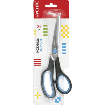 Ножницы канцелярские 'deVENTE. Titanium' 21 см, лезвия из нержавеющей стали, 4091306