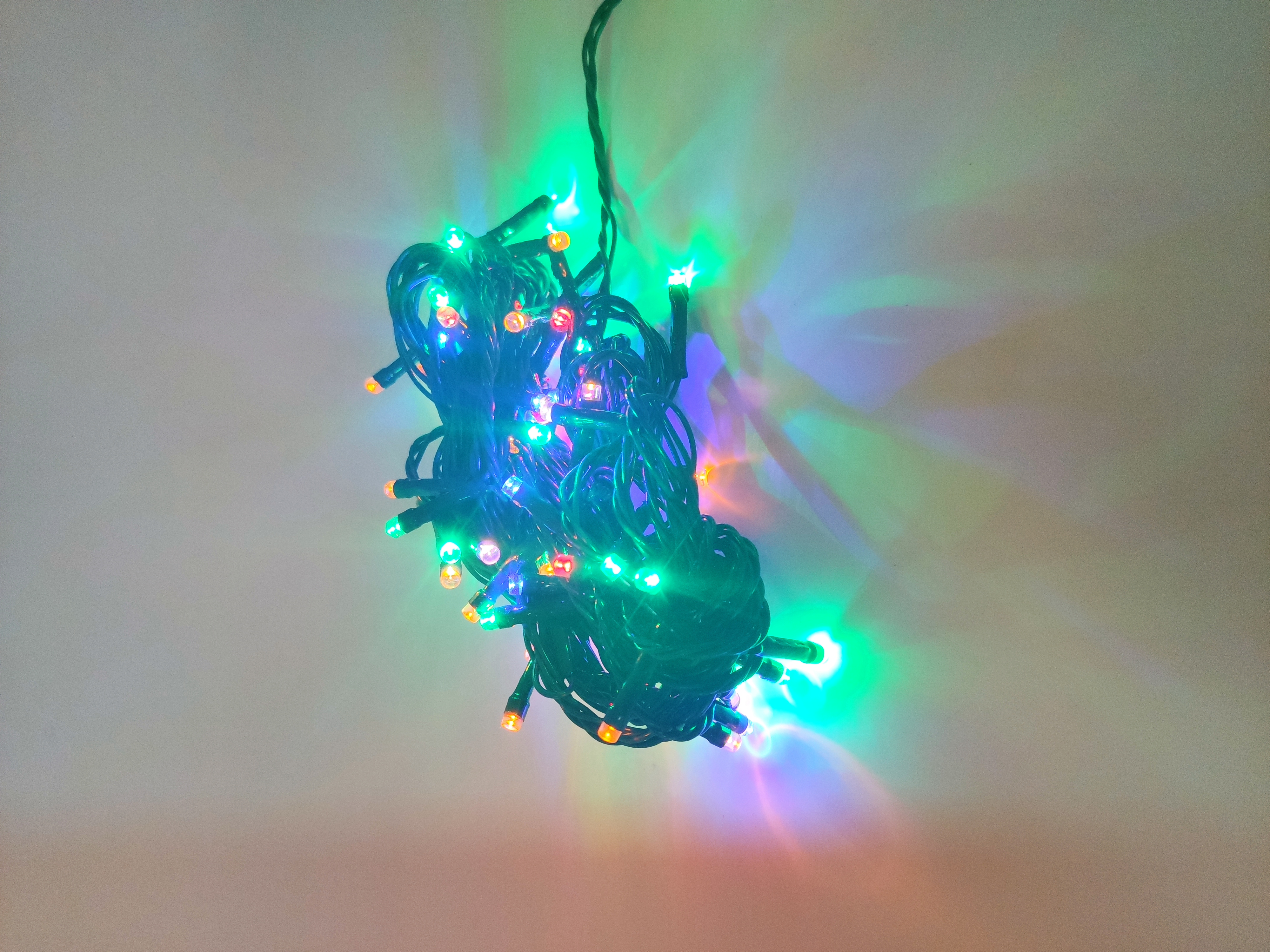 Гирлянда на елку, 12 метров, разноцветная, 6119-4