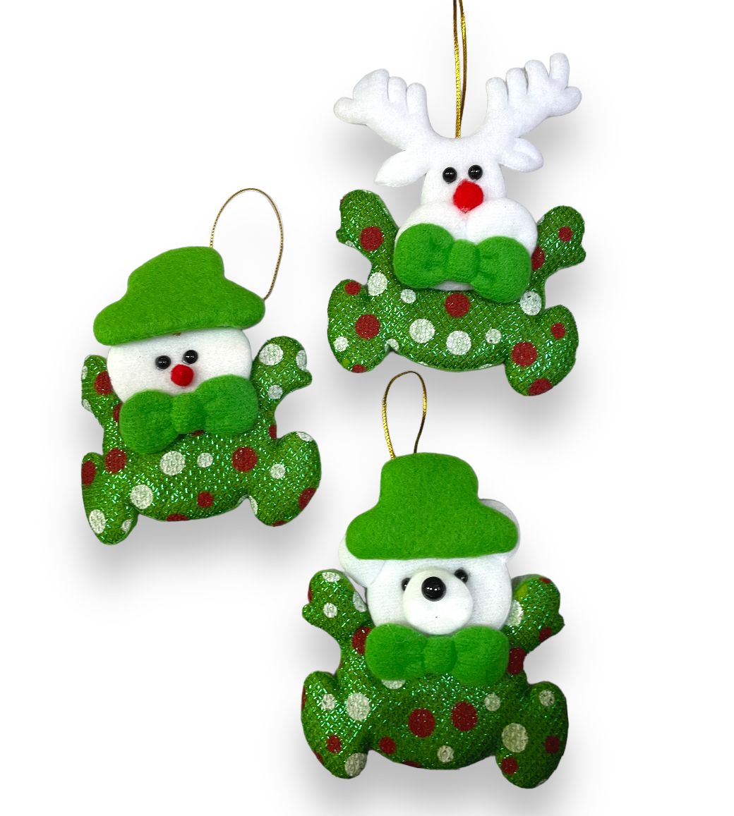 Новогоднее украшение на ёлку 'Мультяшный олень', С-52