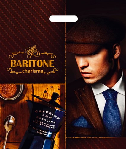 Пакет ПЭ с вырубной ручкой 40х47+6см, (х50) Интерпак (Баритон), ВУР47673