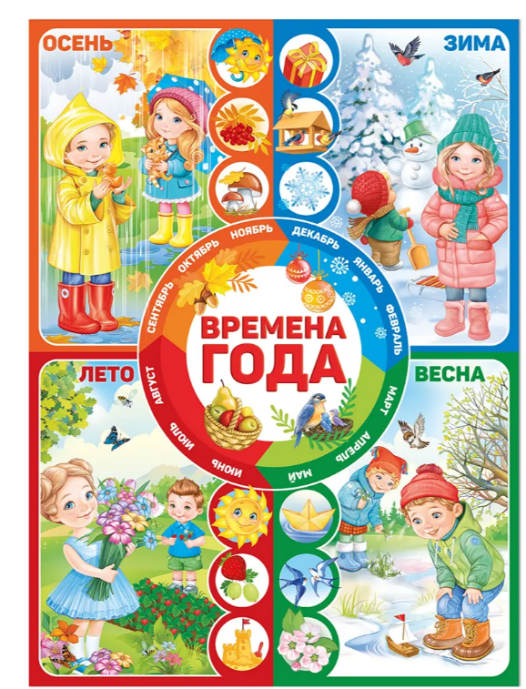 Плакат Времена года 22,007,00,