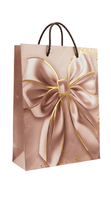 Пакет бумажный подарочный 18х10х23 см, дизайн ассорти, SM880S-3