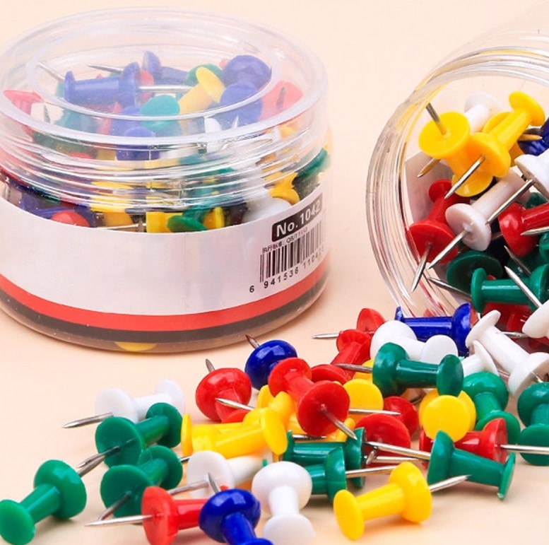 Кнопки силовые канцелярские, (50 шт), AR-1004