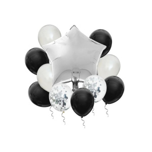 Набор шаров фольги и латекс с конфетти