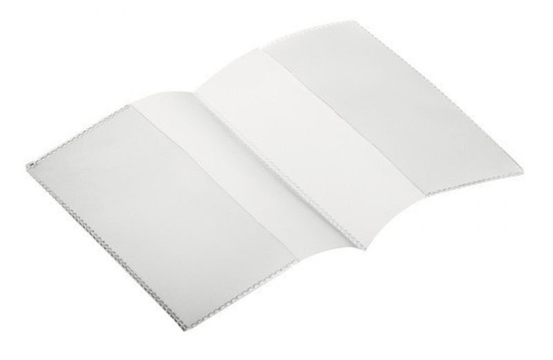 Обложка для паспорта, ПВХ, прозрачная, 0,10 мм., 130х 185 мм, (100;шт), 1,08