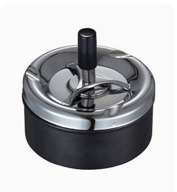 Пепельница бездымная Классика, черная, ПЛ-1071