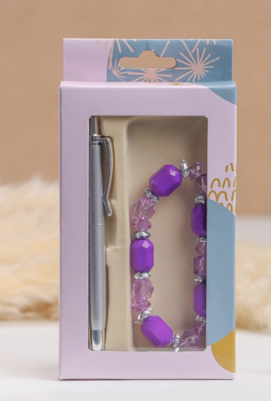 Набор подарочный 2в1 (ручка, браслет), 1456459