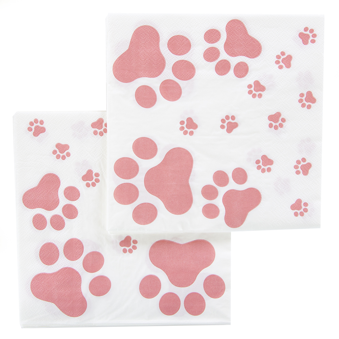 Салфетки 'Лапки', 33х33 см, (12 шт;уп), 6231440