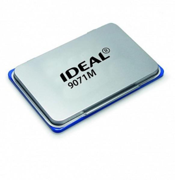 Штемпельная подушка Ideal, 90~56мм, черная  металлическая (190091), 9071M IDEAL
