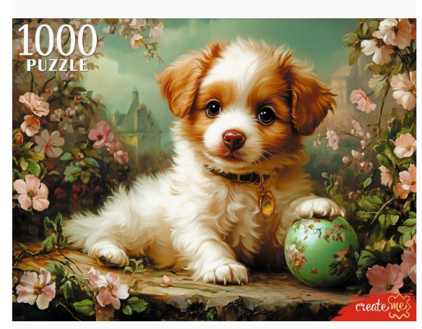 ПАЗЛЫ 1000 элементов. ИГРИВЫЙ ЩЕНОК, П1000-8274