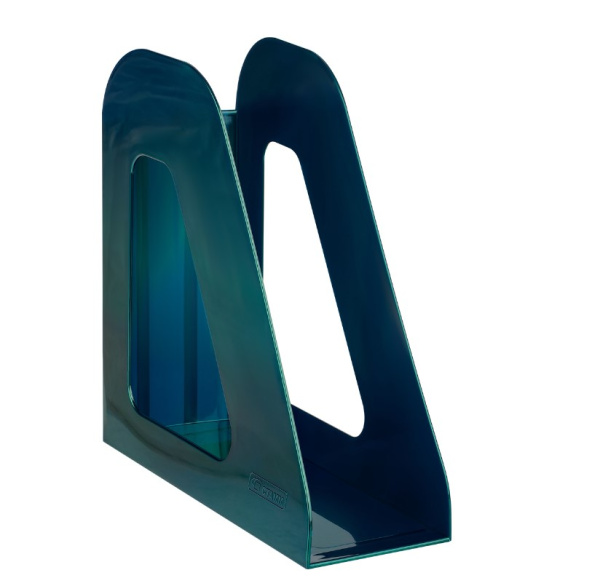 Лоток для бумаг вертикальный Стамм Фаворит 1 секция, зеленый хамелеон, ЛТВ-31794